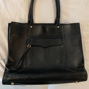 Rebecca Minkoff MAB Black Leather Tote